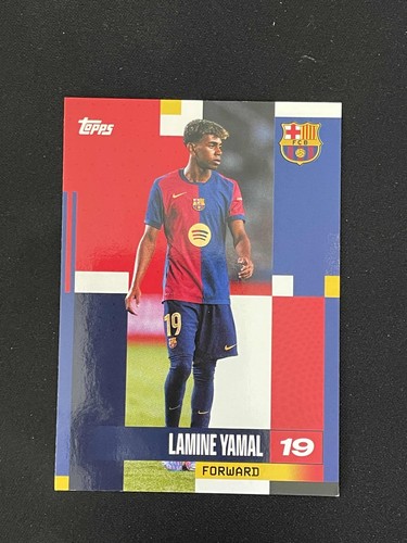 T*e様 24-25シーズン　ラミン　ヤマル Lamine Yamal 2024 Topps FC Barcelona Team Set #25 | eBay