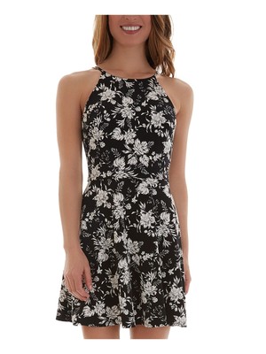 

BCX DRESS Женское черное короткое платье без рукавов для вечеринок + расклешенное платье для подростков, Черный