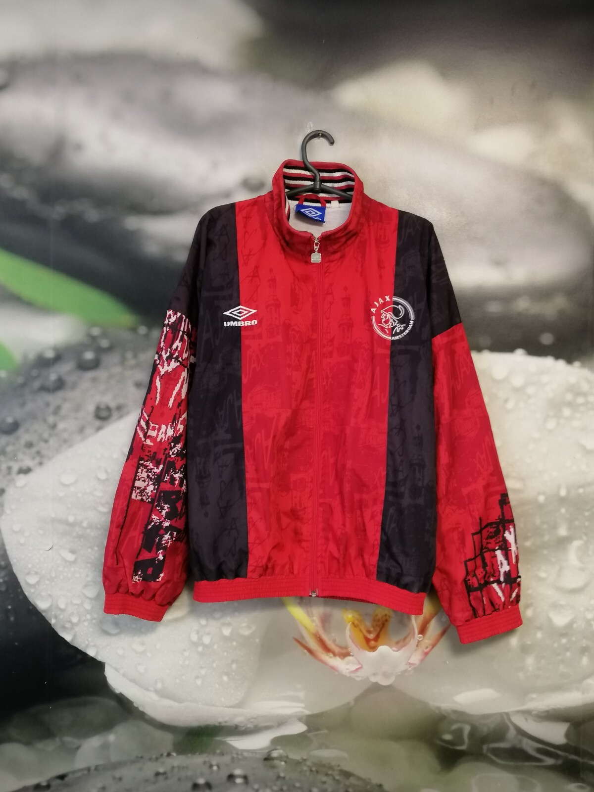 Ajax 1996 - 1997 vintage training football zip track jacket