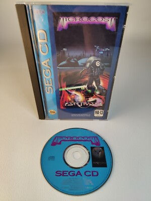 Microcosm (Sega CD, 1993) Complete W/ Case & Manual CIB - Tested