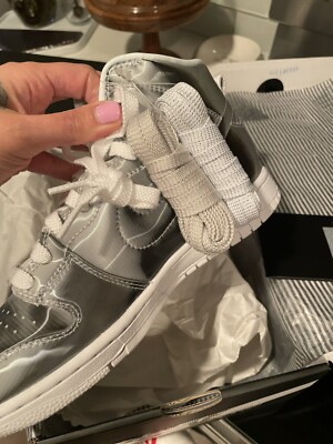 Size 5.5 - Nike Dunk High x Clot Silver Metallic 2022