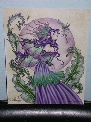Amy Brown - Pixie Gossip - SIGNED