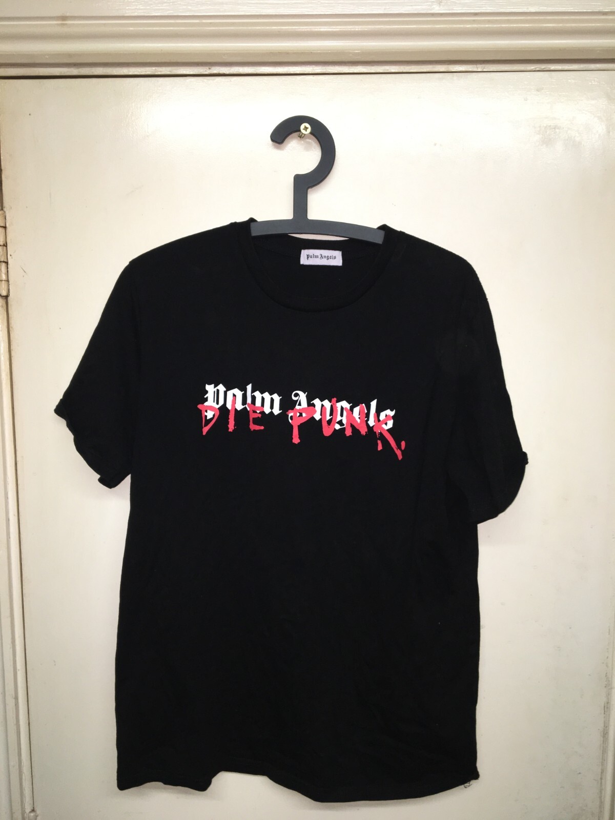 Palm Angels Size Tee | Black HBX T-Shirt - Burning T-Shirt 