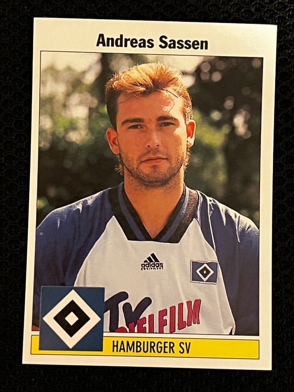 Sticker Panini Bundesliga Fussball ' 95 Andreas Sassen Hamburger # 195 New