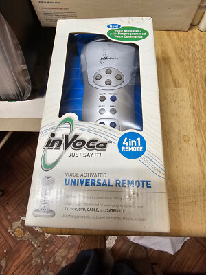 InVoca 3.0 Voice Activated 4-In-1 Universal Remote