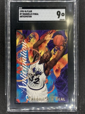 1995-96 Flair ANTICIPATION Shaquille O Neal #7 SGC 9