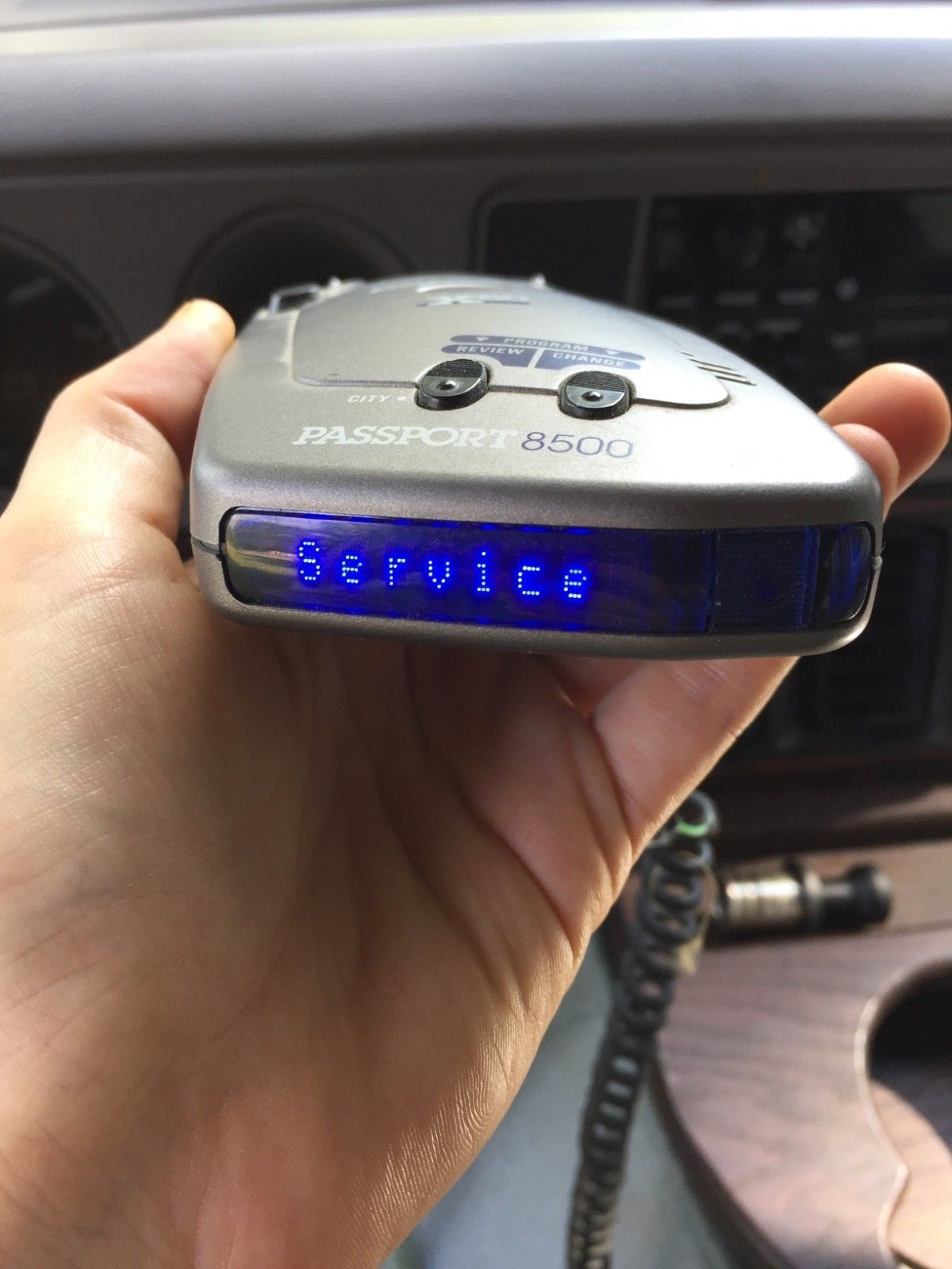 Escort Passport 8500 X50 Radar Detector Displaying Service Required