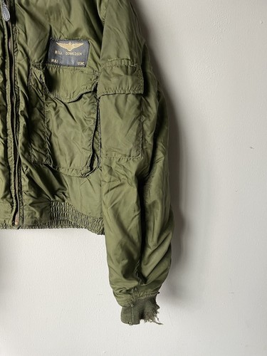 Vintage 1970 Vietnam USN USAAF WEP Flying Flight Winter Suit Maj Jacket Size 44L