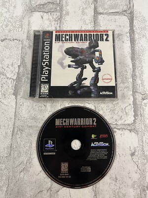 MechWarrior 2 (Sony PlayStation 1, 1996) PS1 Complete W/ Manual CIB Tested VGUC