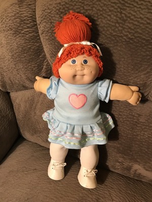 Cabbage patch Kids Redhead Jesmar In VHTF Jesmar Dress - Made In Spain - Rare!