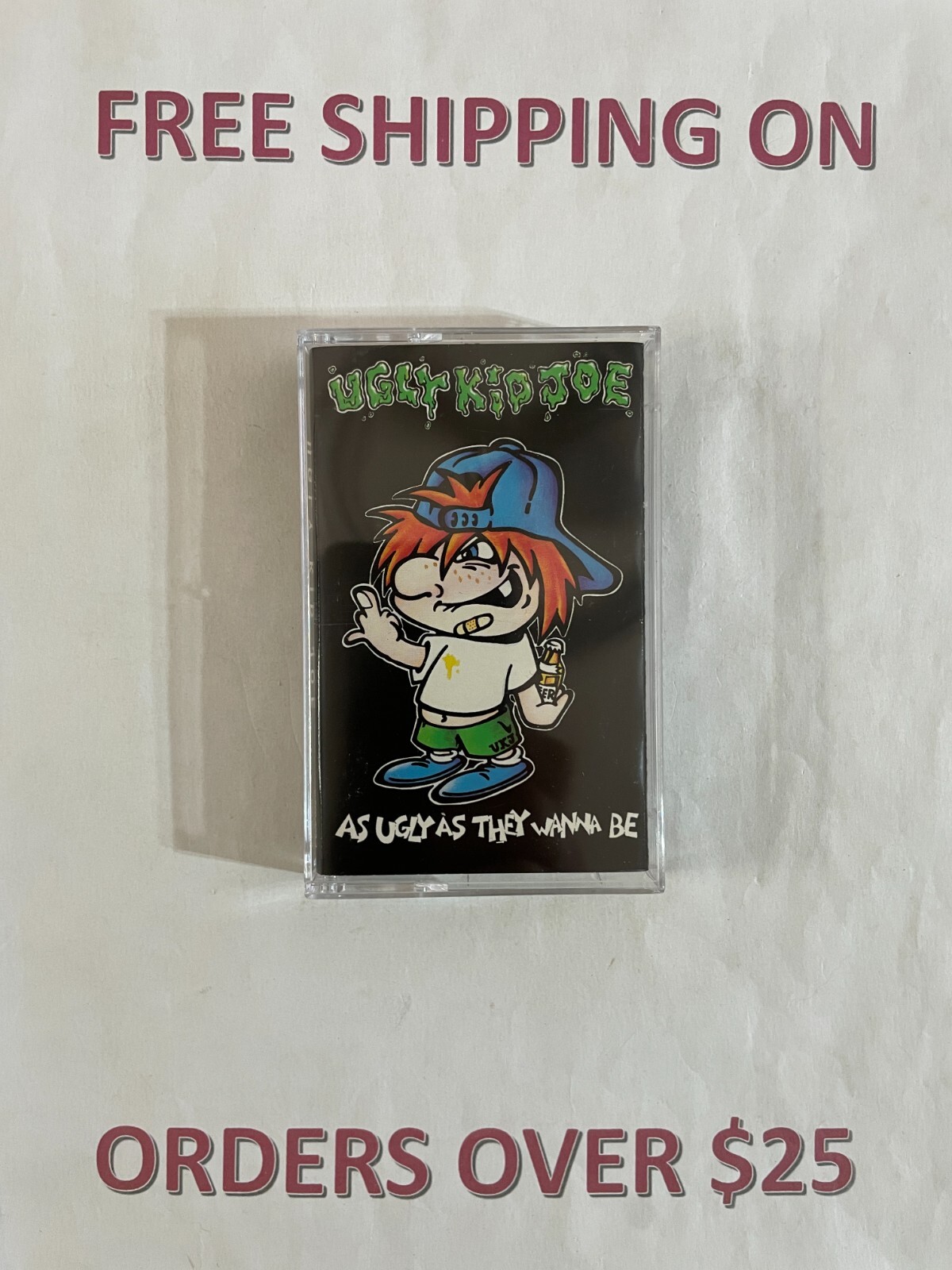 Language:UGLY KID JOE AS UGLY AS THEY WANNA BE:$1 and UP 80s 90s METAL Buy $25 get free shipping CASSETTE TAPES BUILD YOUR LOT