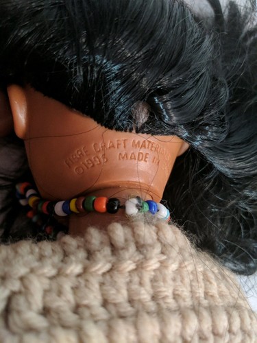 1995 Fibre Craft Native American Indian Chief Doll 15