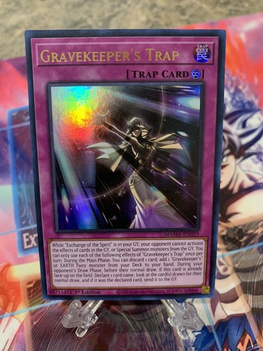 Yugioh x1 Gravekeeper's Trap 1st Edition MAMA-EN029 Ultra Rare (NM!)