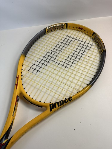 【希少】Prince TT TRIPLE THREAT SCREAM MP PRINCE TRIPLE THREAT TT SCREAM B875 OS TENNIS RACQUET Yellow