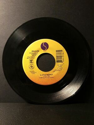 1988 Erasure A LITTLE RESPECT (45RPM 7  Single) Sire (J222)