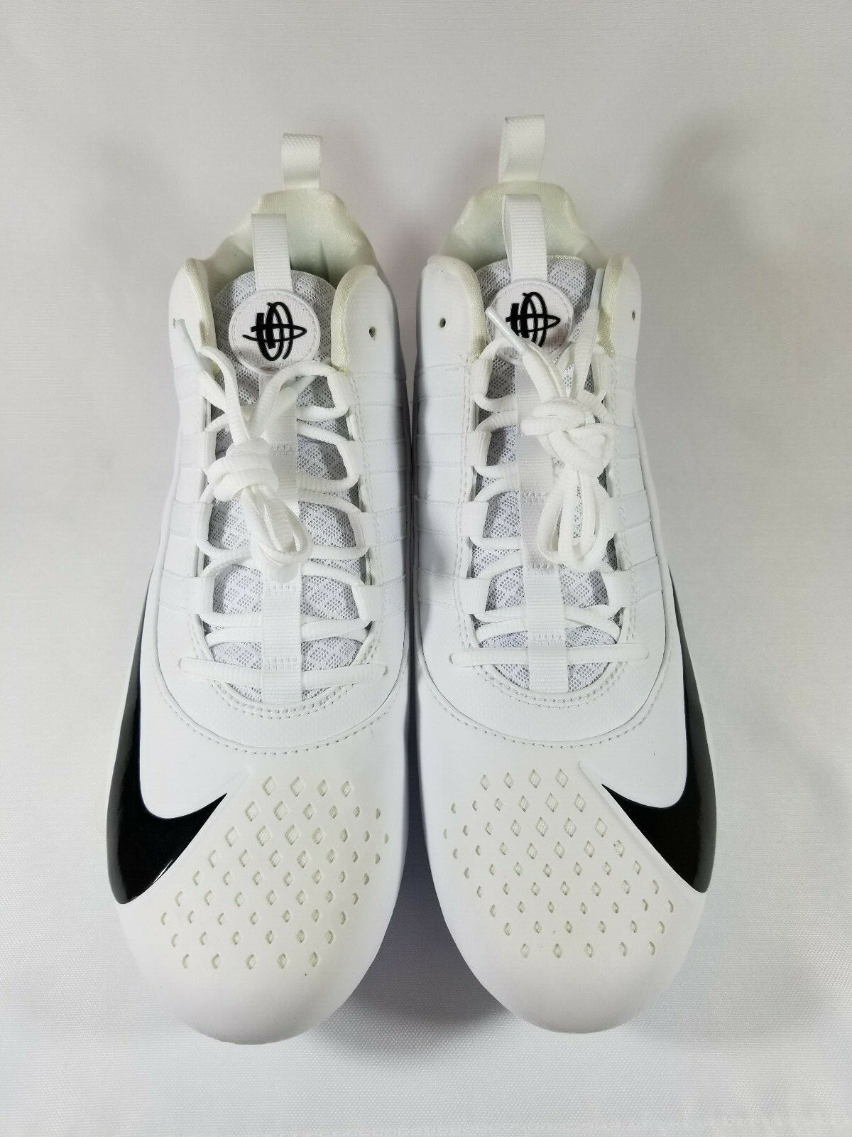 Nike Alpha Huarache 6 Varsity Lacrosse Cleats, 923427-101, White, Men's 13, New