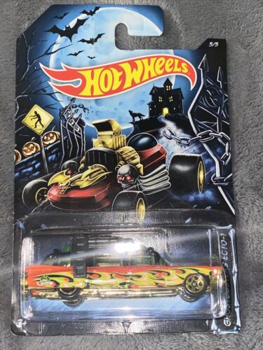 🔥2014 Hot Wheels Halloween Ghostbusters Ecto-1 (Kroger 🔥2014 Hot Wheels Halloween Ghostbusters Ecto-1 (Kroger