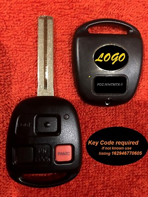 (BLADE CUT INC) 1999-2003 RX, DIY FOB REMOTE KEY w/4C CHIP KEYS EASY PROGRAM (R)