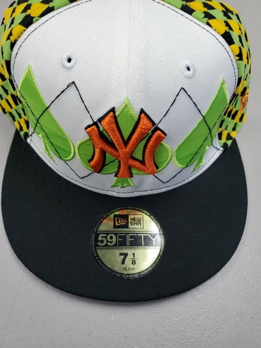 New York Yankees MLB New Era 59Fifty 7 1/8 Fitted Cap Hat New York Yankees MLB New Era 59Fifty 7 1/8 Fitted Cap Hat