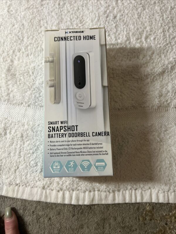 Xtreme Connected Home Smart WIFI Snapshot Battery Doorbell Camera
