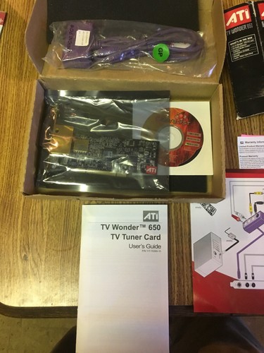 ATI TV Wonder 650 HD 100-715331 PCI Bus Video Recorder High Def PVR for your PC