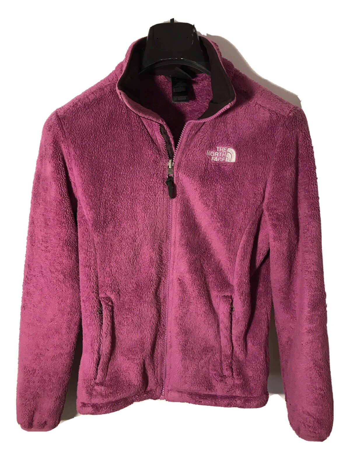 pink north face jacket