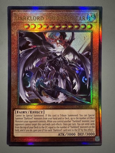 YUGIOH DARKLORD MORNINGSTAR ASIA ENGLISH EDITION CR10-AE031