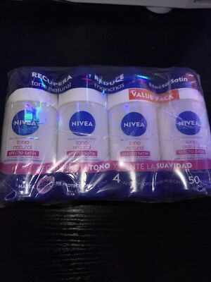 Nivea Desodorante Deodor 4-Pack Aclarado Natural/Classic Touch Rollon 50ml each 