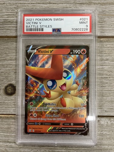 エーフィV PSA 10 2021 Pokemon Shining Fates Full Art Centiskorch V SV108 PSA