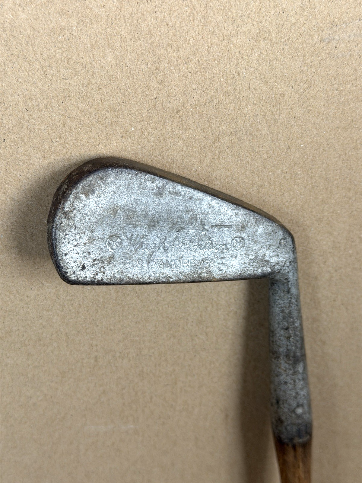 Vintage St Andrews Wright Ditson Mid Iron Hickory Wood Shaft 39