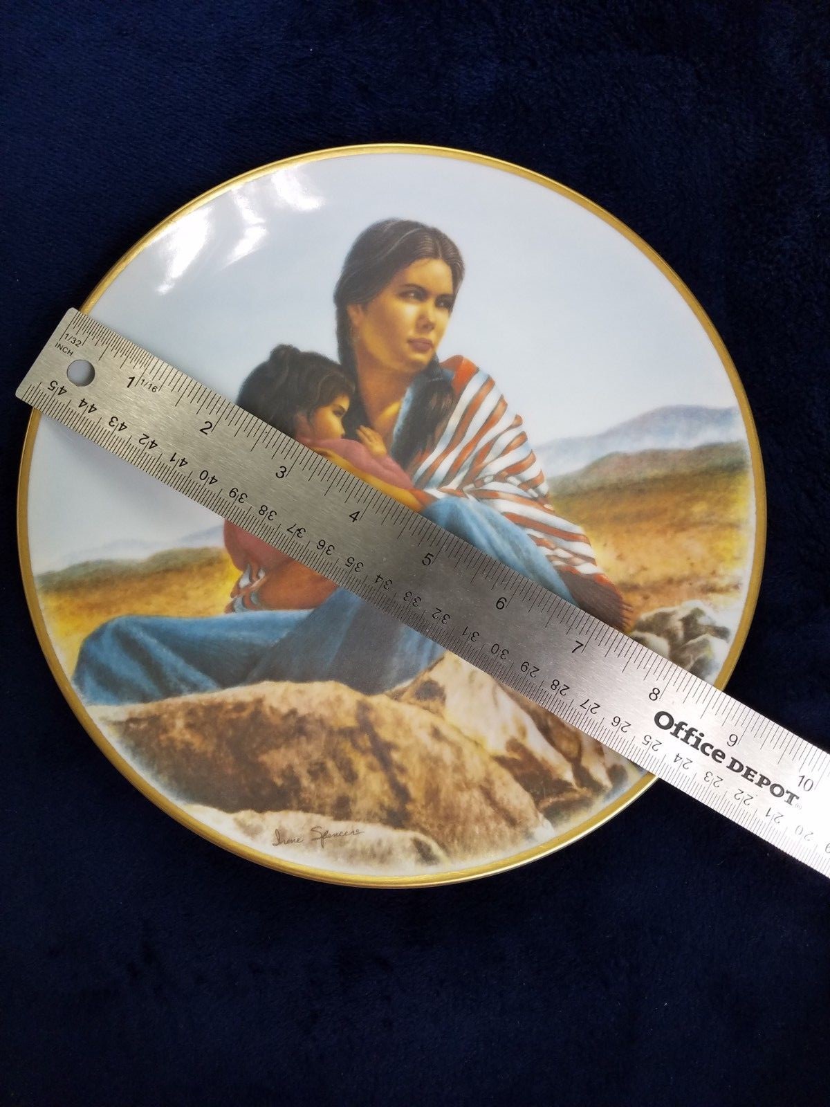 The Patient Ones A Mother's Love Collectors Plate Irene Spencer Numbered