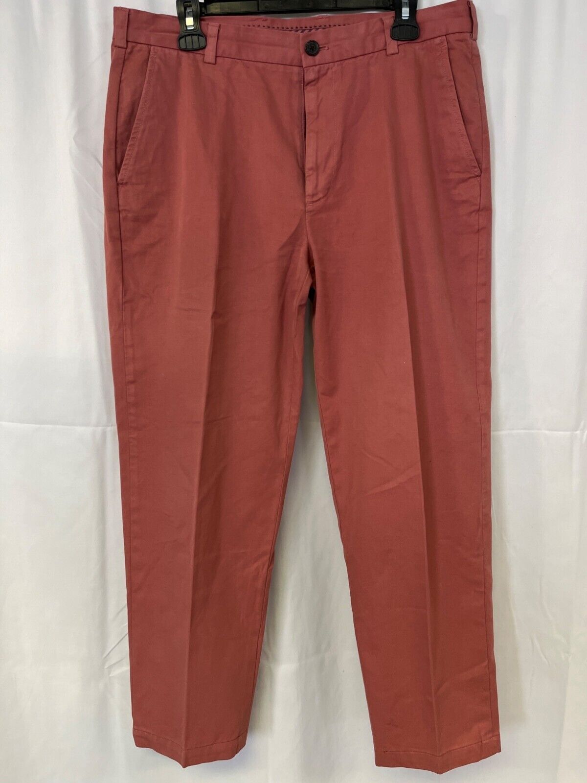 Brooks Brothers Men's Pink Chino Pants/Flat Front 36x30 SKU Brooks Brothers Men's Pink Chino Pants/Flat Front 36x30 SKU
