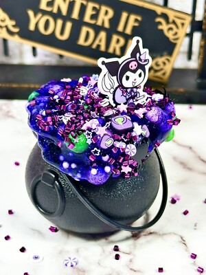 Kuromi's Brew Floam Thick and Clear Slime~Halloween Slime Shops~Fall ~Scent~ASMR
