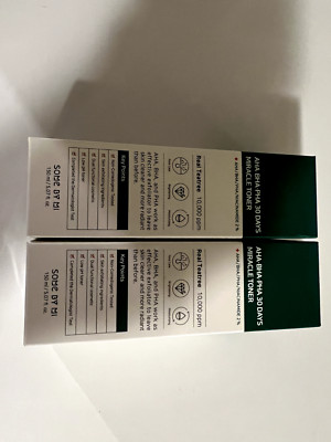 2 BOTTLES of Some By Mi AHA BHA PHA 30 Days Miracle Toner 150ml Sensitive skin