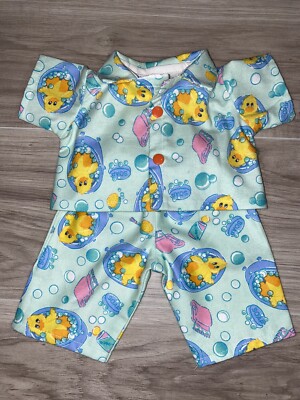 16  Cabbage Patch Kids Doll Boys Ducks Flannel Pajamas Clothes