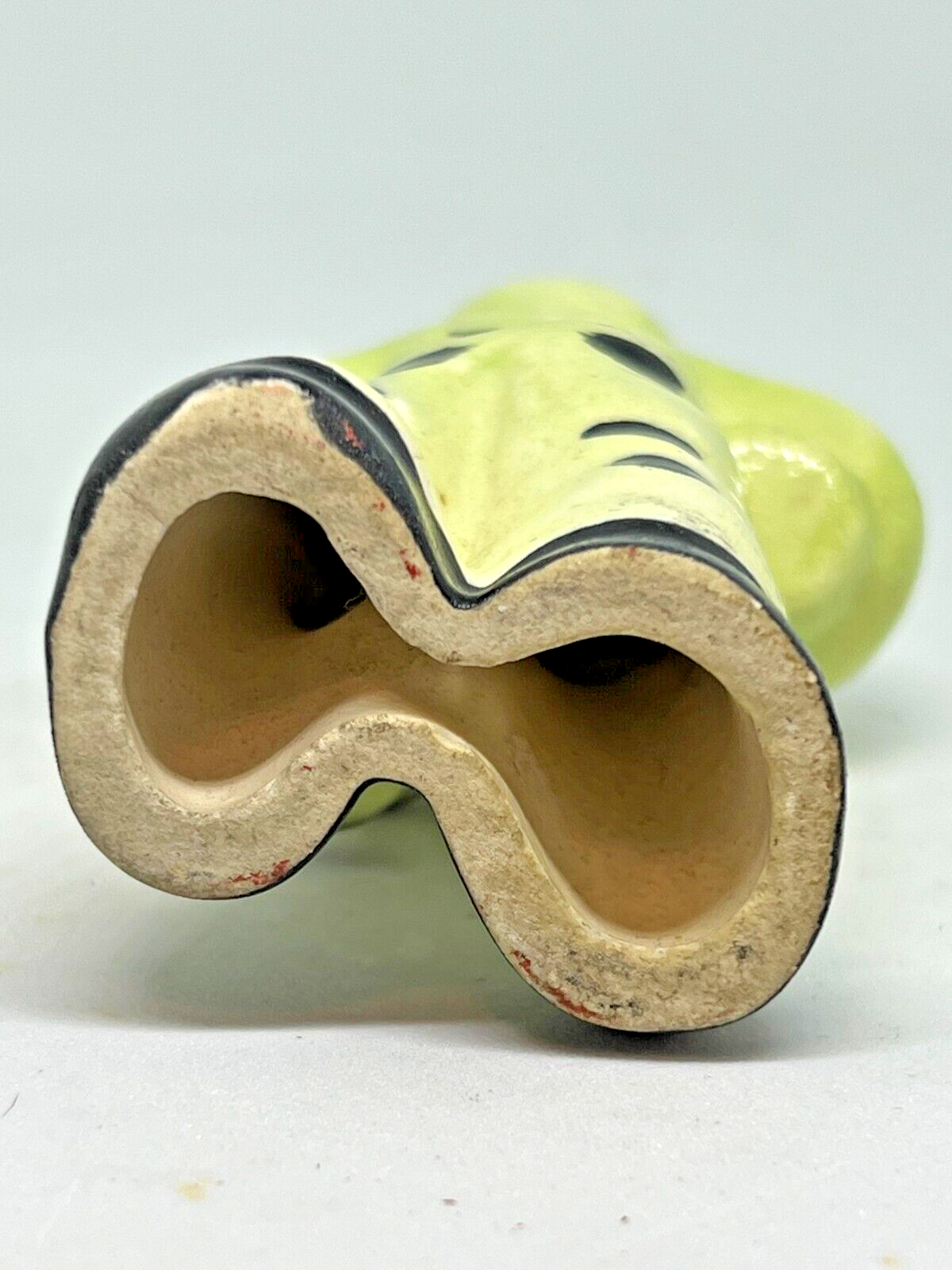 Vintage Deep Sea Diver Yellow Green w/ Regulator Aquarium Japan Fish Tank Decor