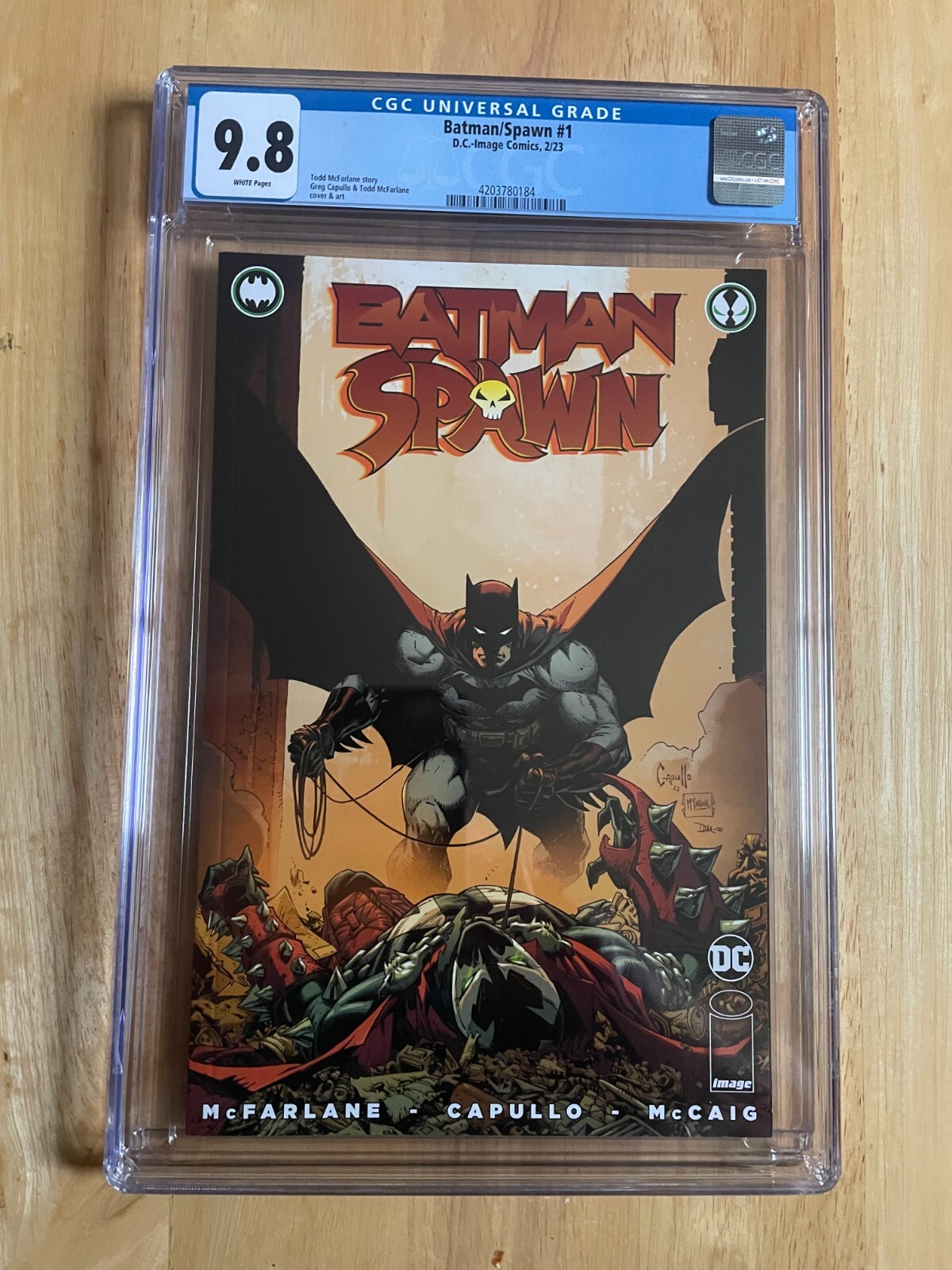 スポーン スタチュー グレッグ・カプロ　[Batman/Spawn #1] McFarlane Toys スポーン スタチュー Batman/Spawn#1 - メルカリ