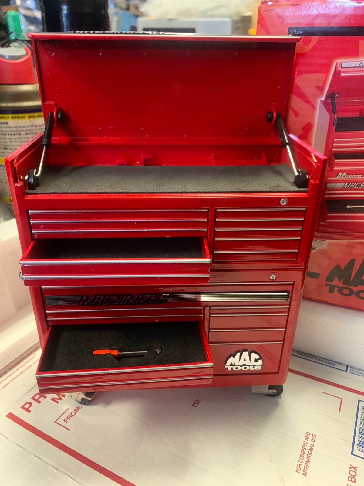 New Mac Tools Miniature Limited Edition Tool Box Bank 112