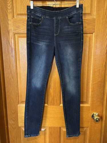 CG36 Jag Pull On Dark Wash Stretch Denim Skinny Jeans Womens