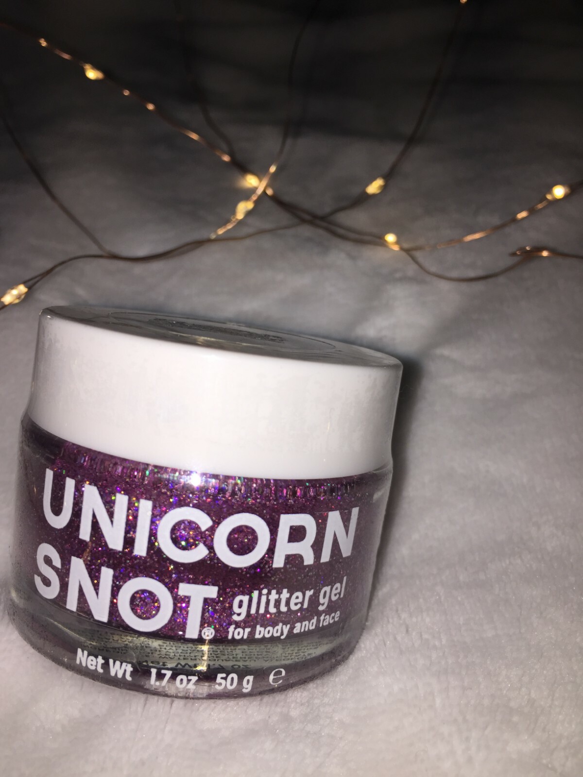 Unicorn Snot Glitter Gel for Face, Body, and Hair - Purple