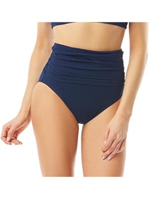 

CARMEN MARC VALVO Женское темно-синее бикини March De Solids Купальник Низ, Navy