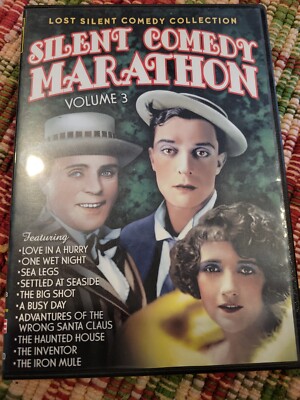 Silent Comedy Marathon: Volume 3 (DVD, 2013) Buster Keaton- Chaplin 