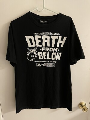 The Hundreds Death From Below T Shirt Black (Size M)