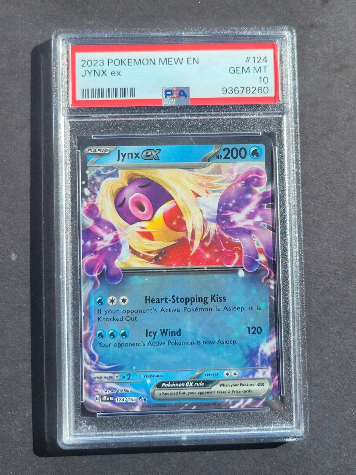 PSA 10 JYNX EX 124/165 - SCARLET & VIOLET 151 DOUBLE RARE PSA 10 JYNX EX 124/165 - SCARLET & VIOLET 151 DOUBLE RARE