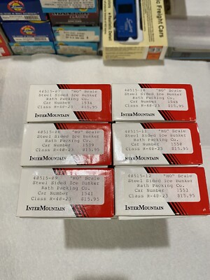 InterMnt.HO 1 Lot of 6Rath Meat PackingReefers,Found The Other6,They Run#7Thru12