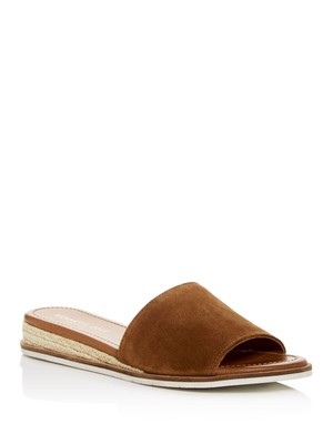 

KENNETH COLE Женские коричневые кожаные эспадрильи на танкетке Fiona Toe без шнуровки 8,5 м, Коричневый, KLS9015SU