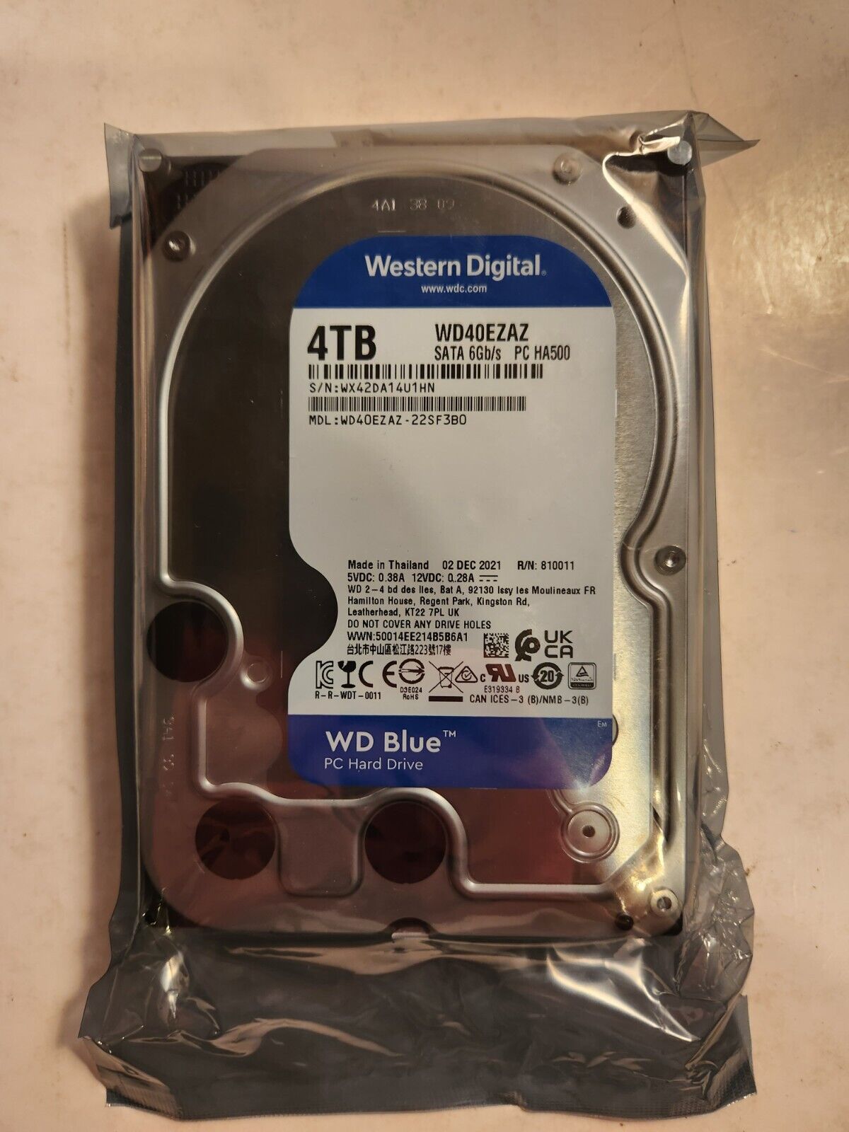 Western Digital Blue (5400 RPM, 3.5 Western Digital Blue (5400 RPM, 3.5