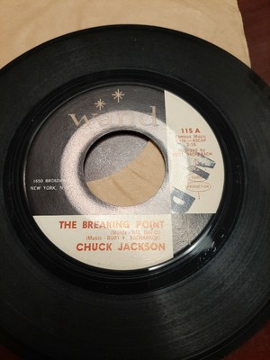 45 Record Soul Chuck Jackson The Breaking Point/My Willow Tree VG