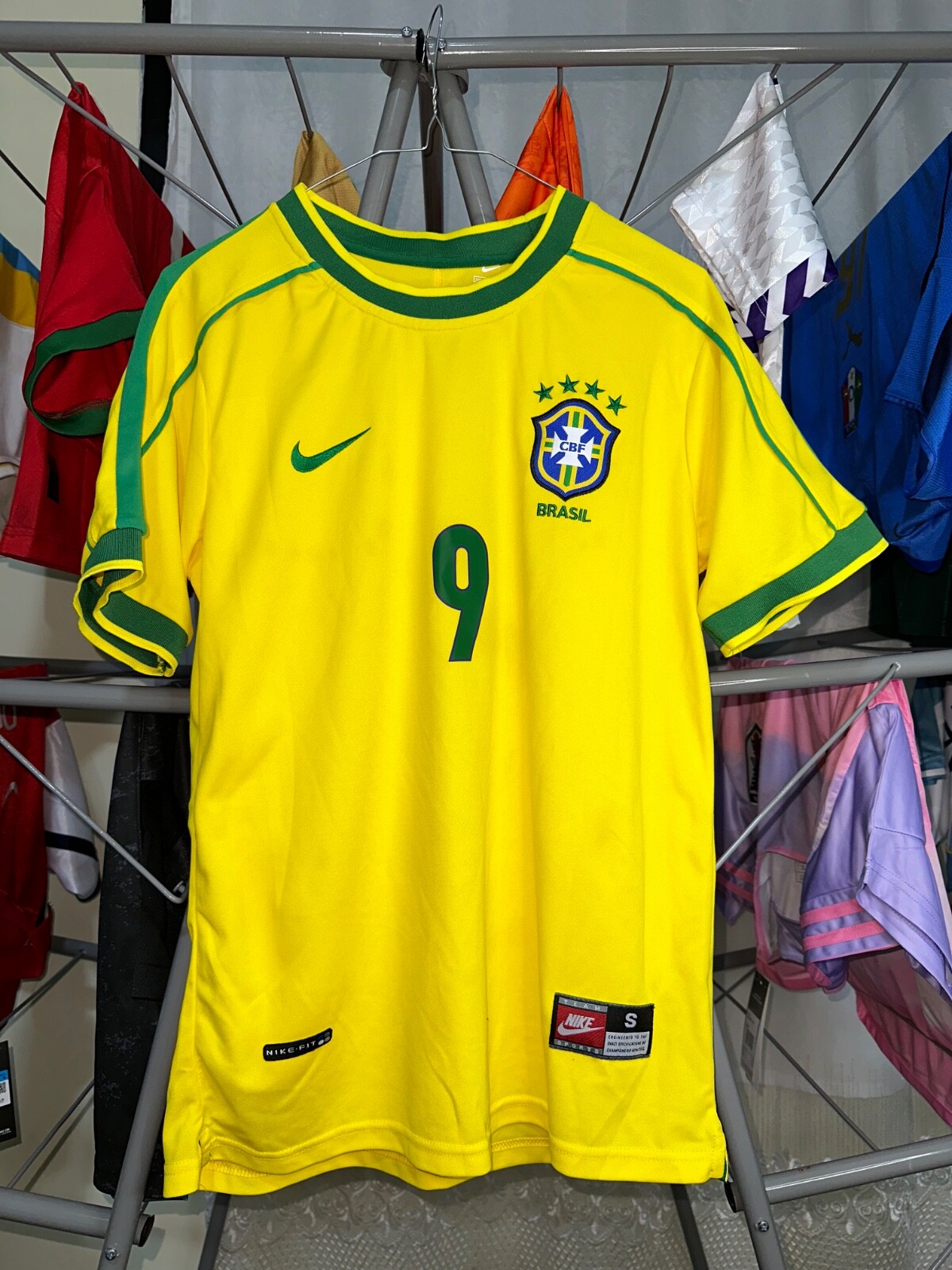 Brazil Jersey 1998 World Cup Ronaldo R9 | eBay