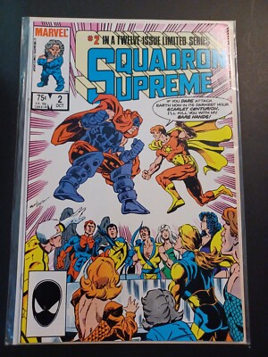Squadron Supreme #2 of 12 Limited Series  Mark Gruenwald Combined Shipping + Pic